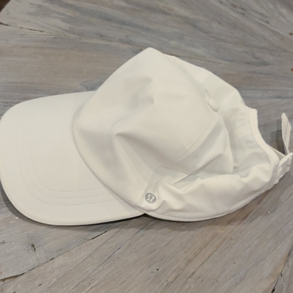 Lululemon white adjustable hat - Picture 2 of 5